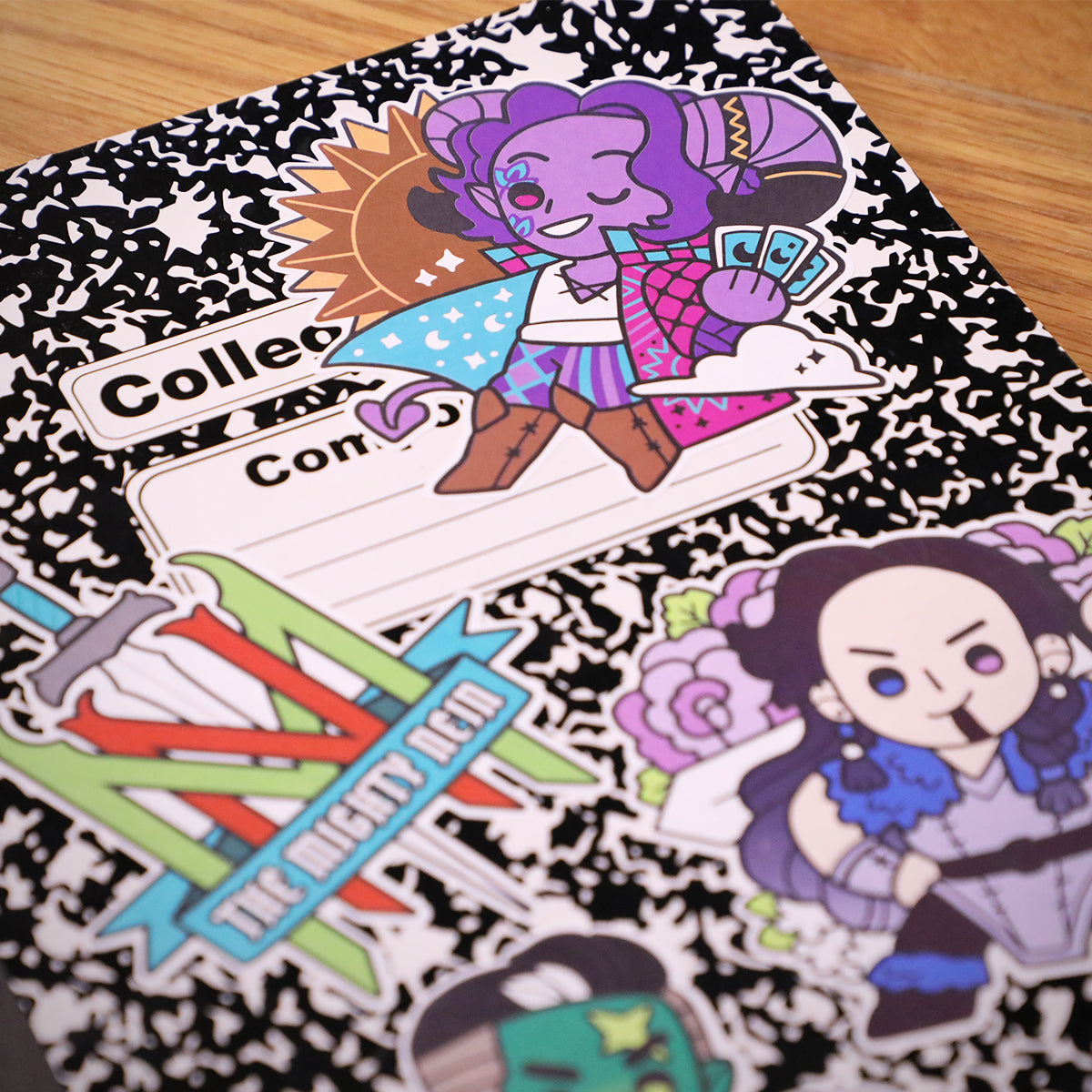 Mighty Nein Chibi Stickers for Laptops & Phones