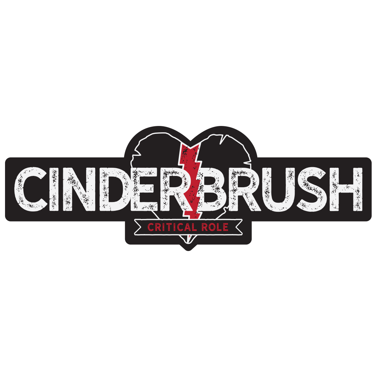 Cinderbrush Vinyl Sticker for Decoration