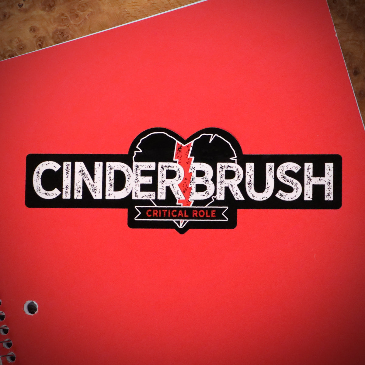 Cinderbrush Vinyl Sticker for Decoration