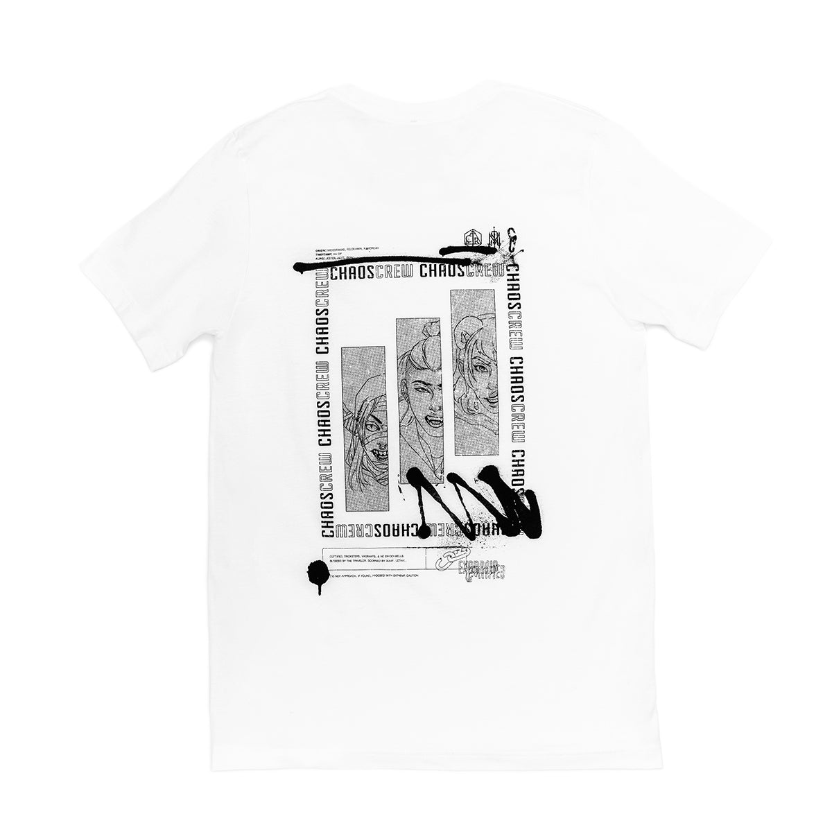 Chaos Crew Graphic Tee for Streetwear Fans