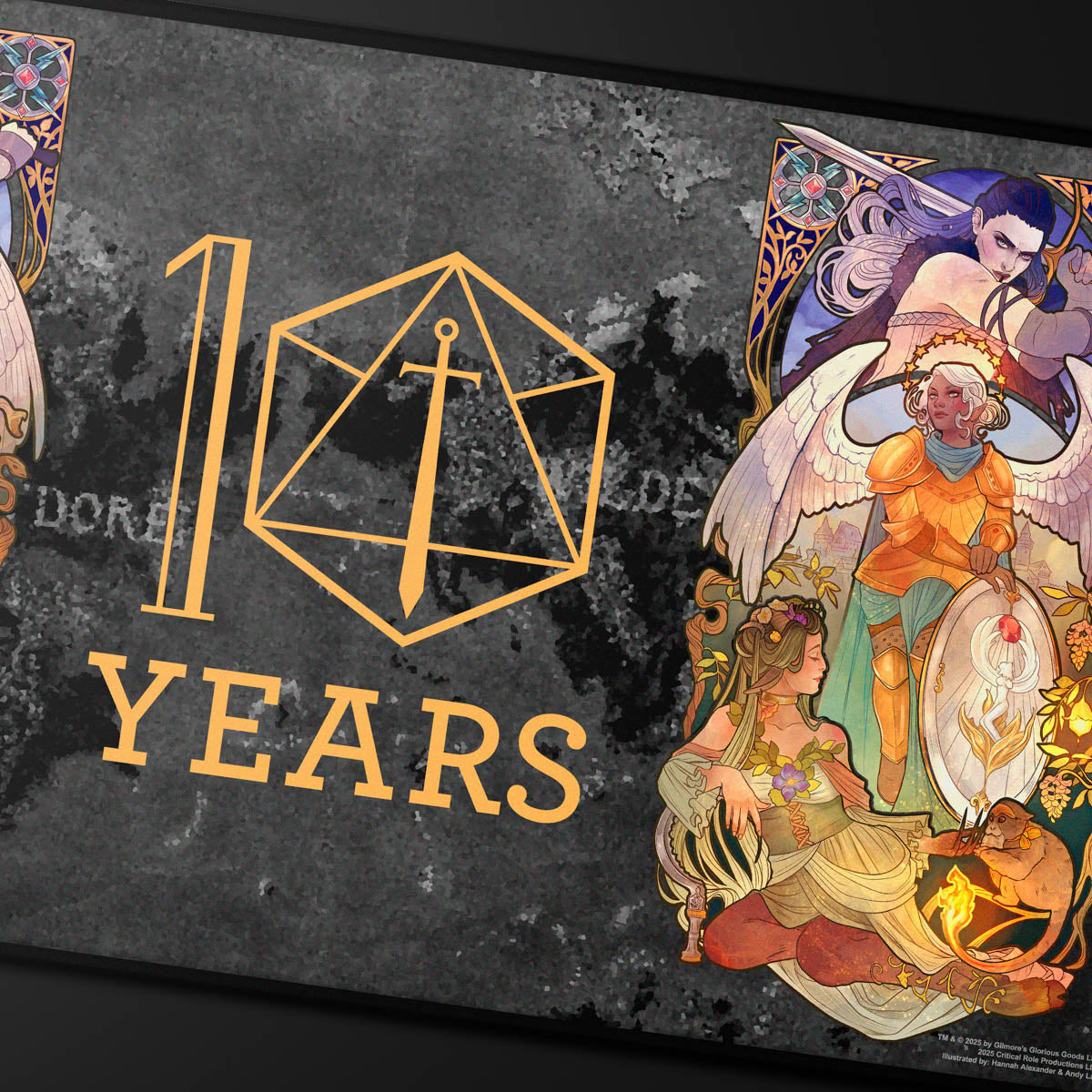 Ashley Johnson Critical Role 10th Anniversary Playmat