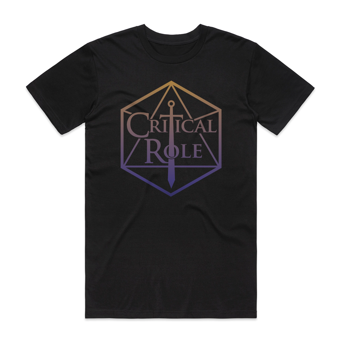 Critical Role Gradient Logo Tee for Fans