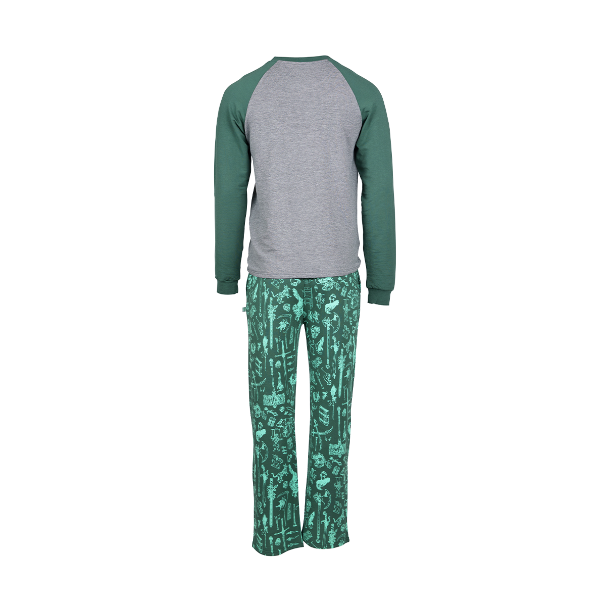 Forest Green Soft Pajama Set for Cozy Lounging