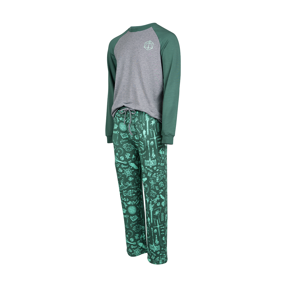 Forest Green Soft Pajama Set for Cozy Lounging