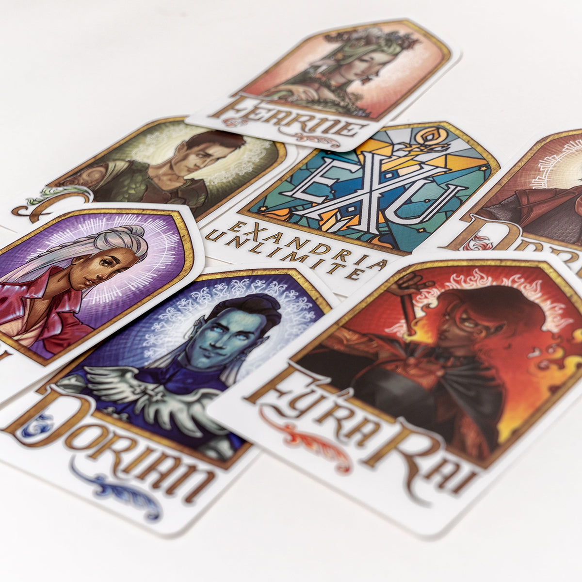 Exandria Unlimited 7-Piece Sticker Collection