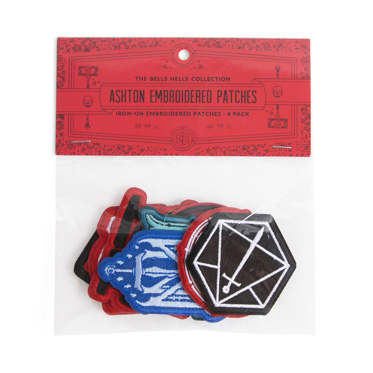 Bells Hells Ashton Greymoore Embroidered Patch Set