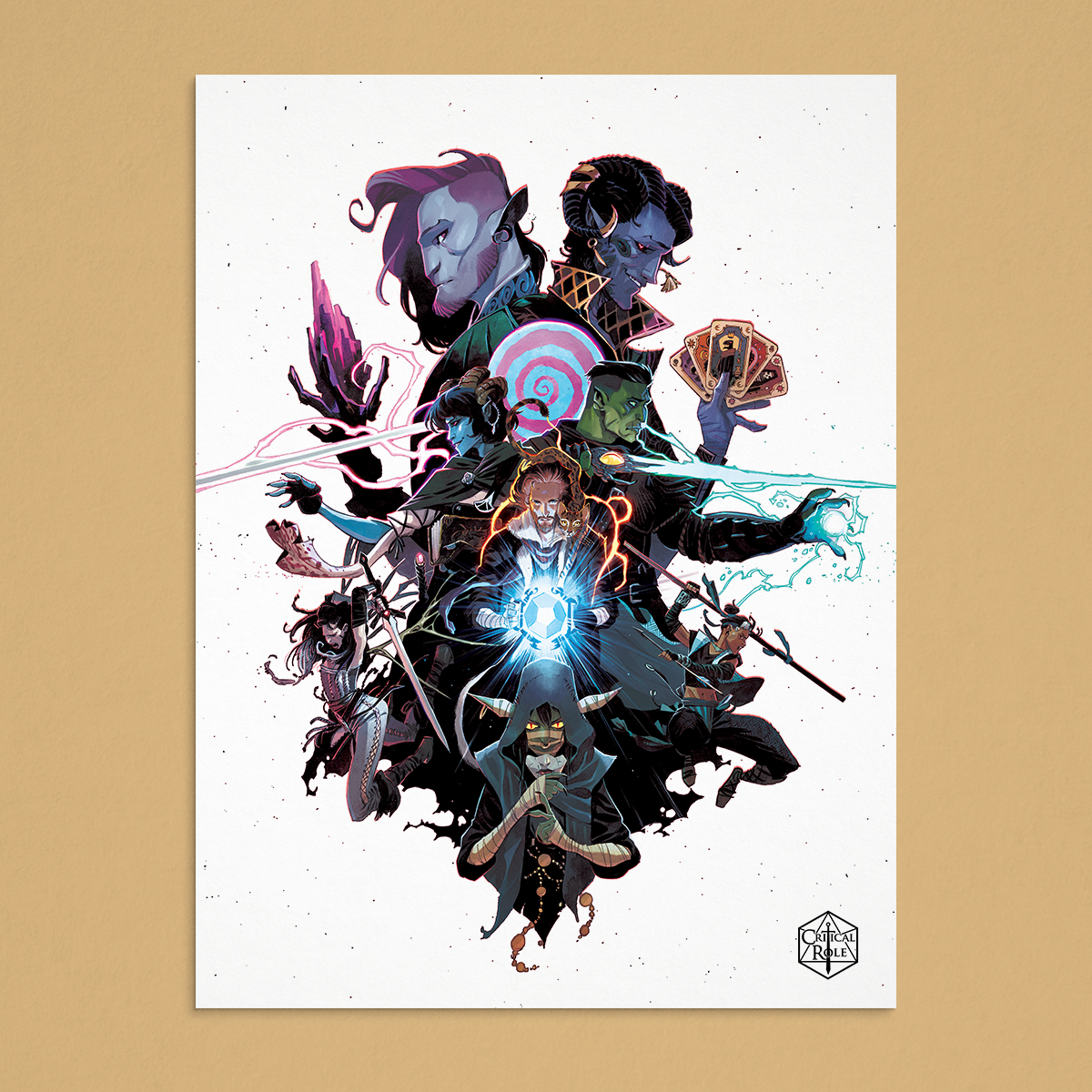 Mighty Nein 50th Episode Limited Art Print by Scalera & Dinisio
