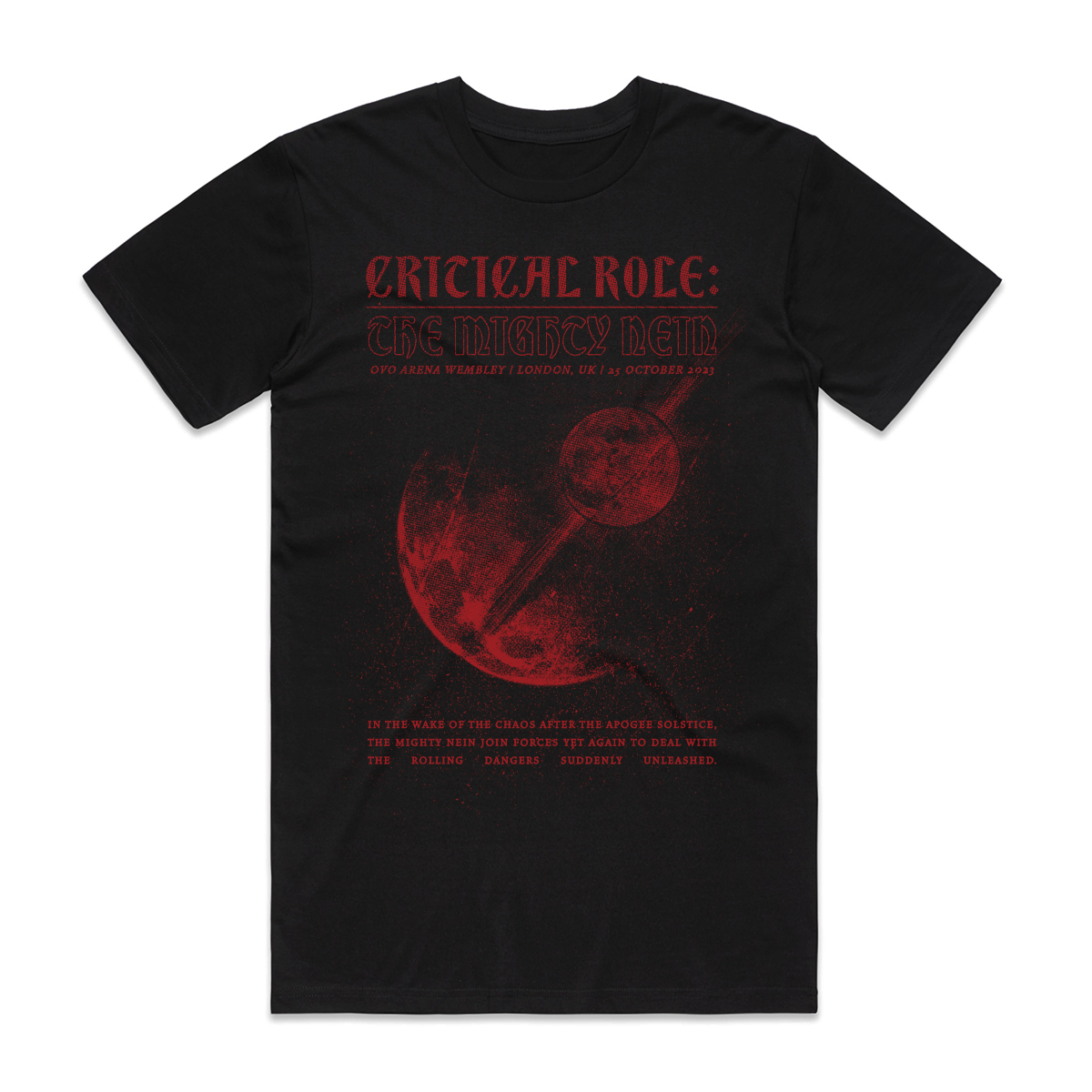 Mighty Nein Solstice T-Shirt - Fantasy Gamer Tee