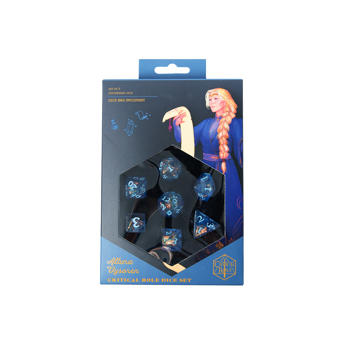 Allura Vysoren Premium Dice Set for Tabletop Gaming