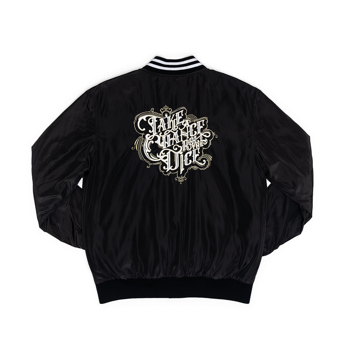 Stylish Dice-Print Bomber Jacket for Men