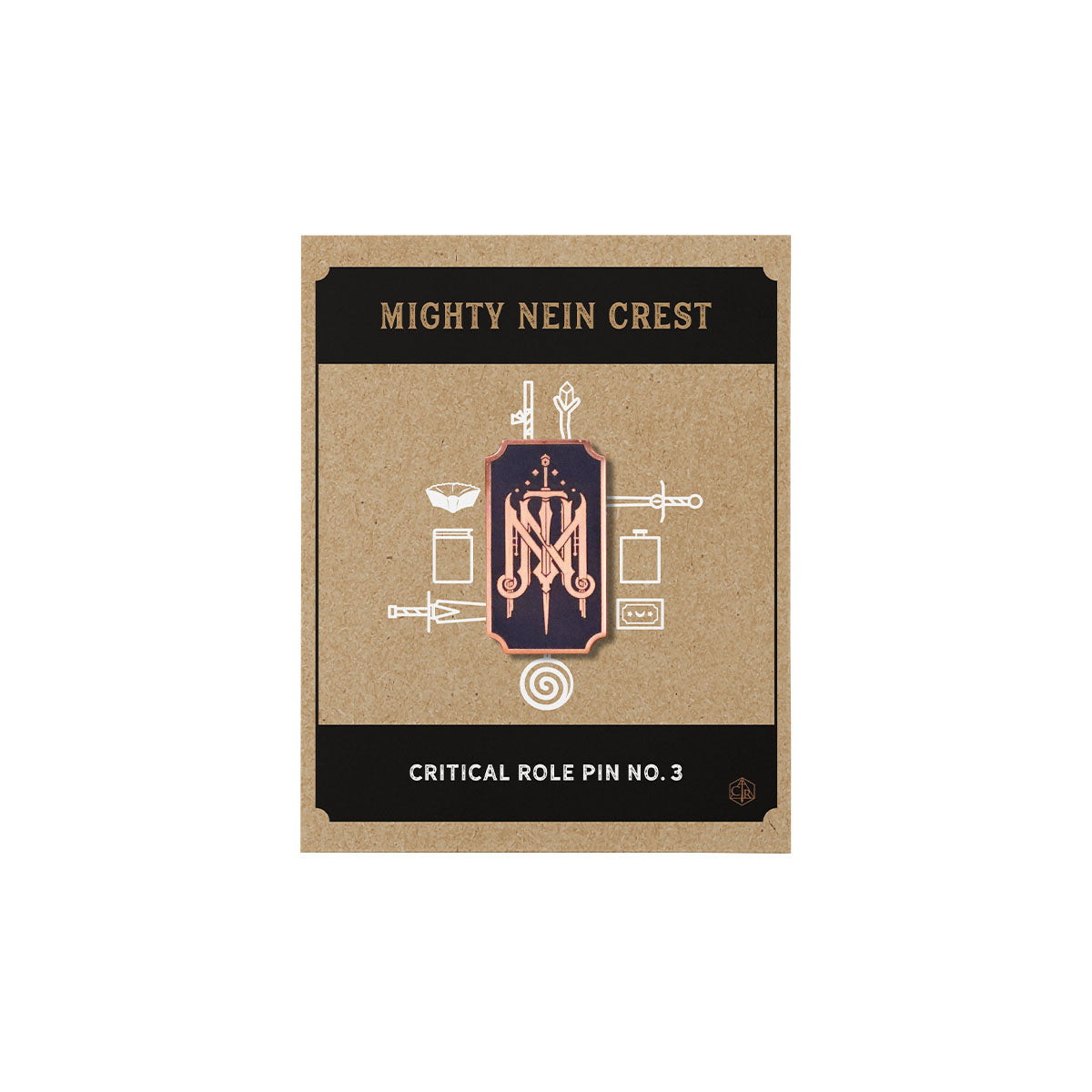 Mighty Nein Crest Pin - Critical Role Collectible