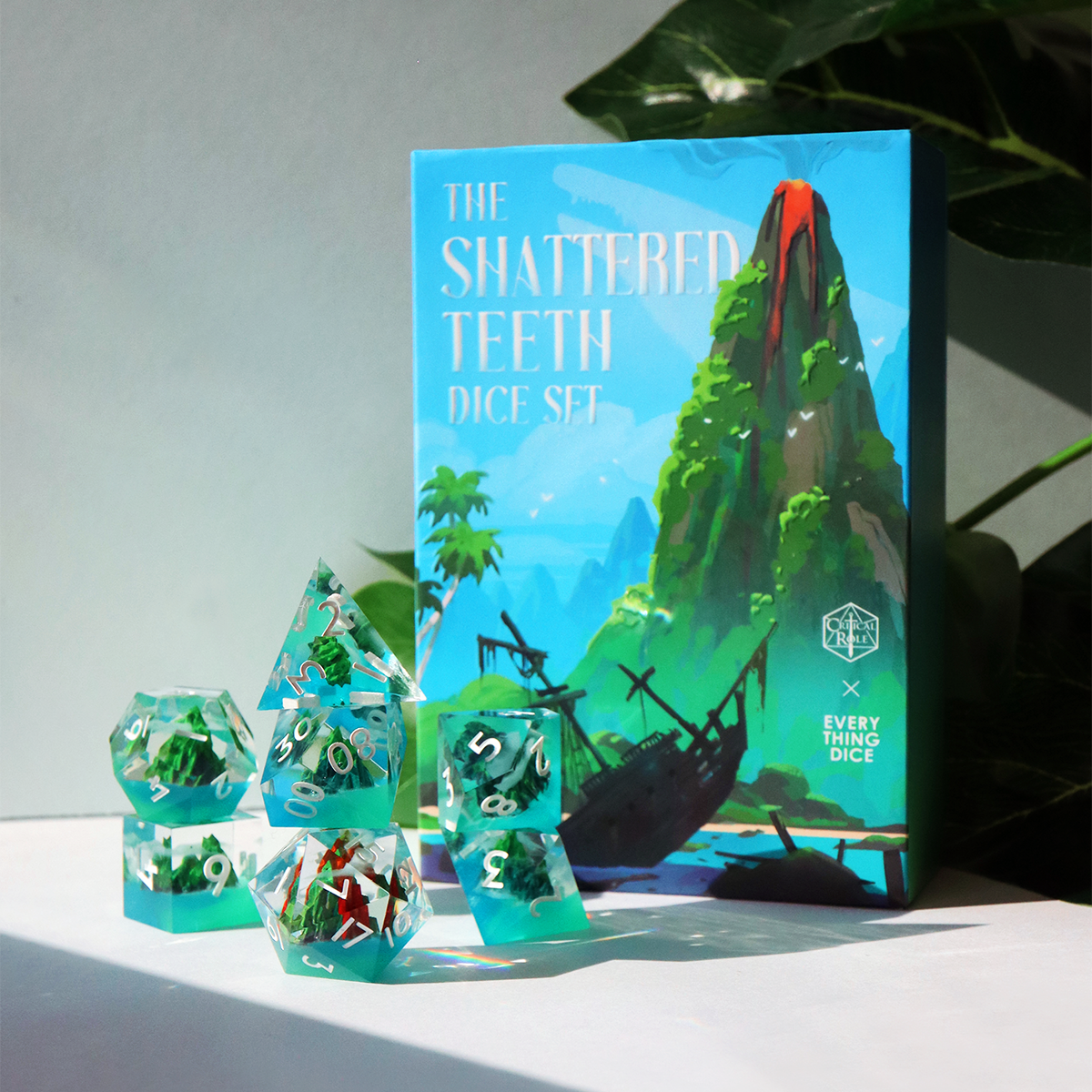 Shattered Teeth RPG Dice Set for D&D