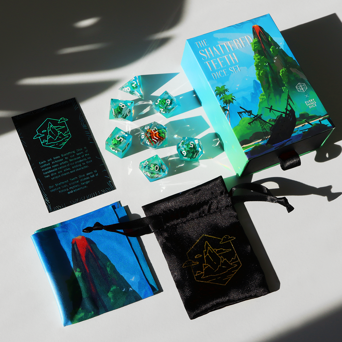 Shattered Teeth RPG Dice Set for D&D