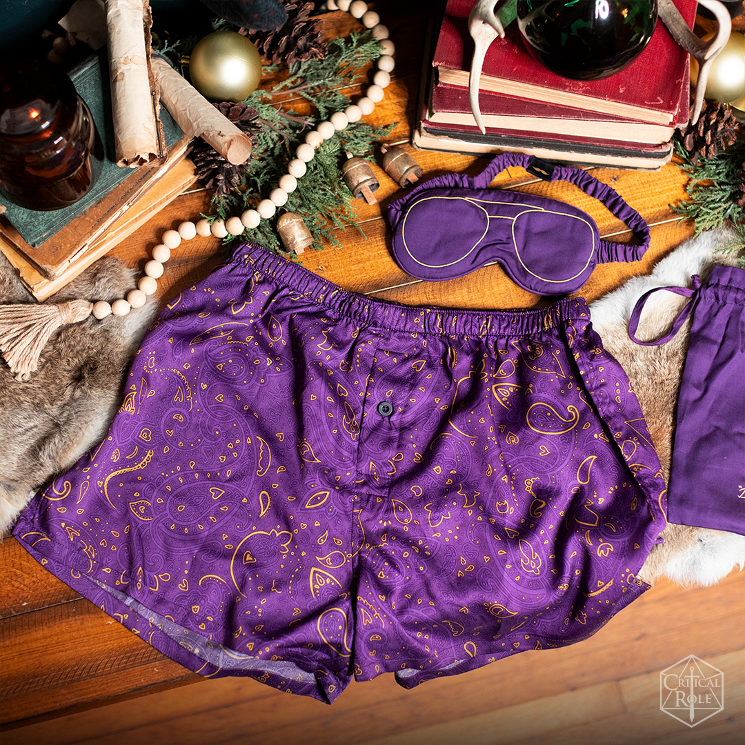 Scanlan Shorthalt Boxers & Sleep Mask Set – Vox Machina